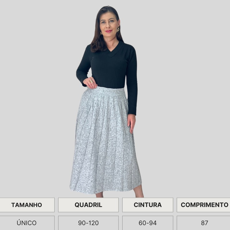 SAIA TRICO MOUSSE FIO INVERNO BOHO CHIC