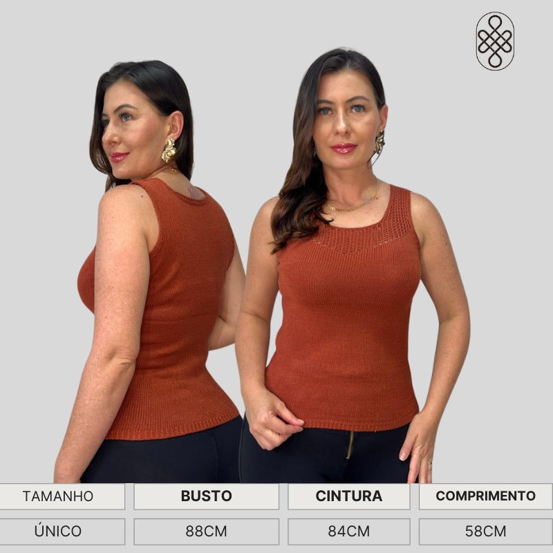 REGATA TRICÔ EM MODAL