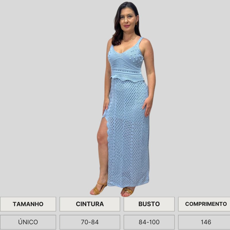 VESTIDO EM TRICÔ FEMININO REGATA COM FORRO EM PREMIUM