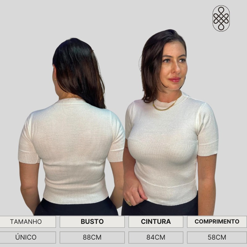 BLUSA TRICO MODAL PREMIUM LISA VERAO