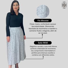 SAIA TRICO MOUSSE FIO INVERNO BOHO CHIC