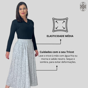 SAIA TRICO MOUSSE FIO INVERNO BOHO CHIC