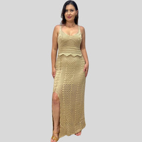VESTIDO EM TRICÔ FEMININO REGATA COM FORRO EM PREMIUM