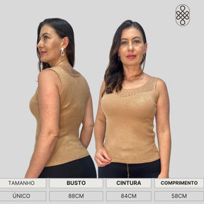 REGATA TRICÔ EM MODAL