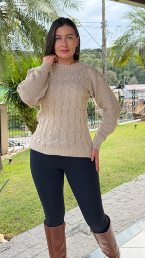 Tricô Lara Areia